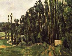 Paul Cezanne Poplar Trees Spain oil painting art